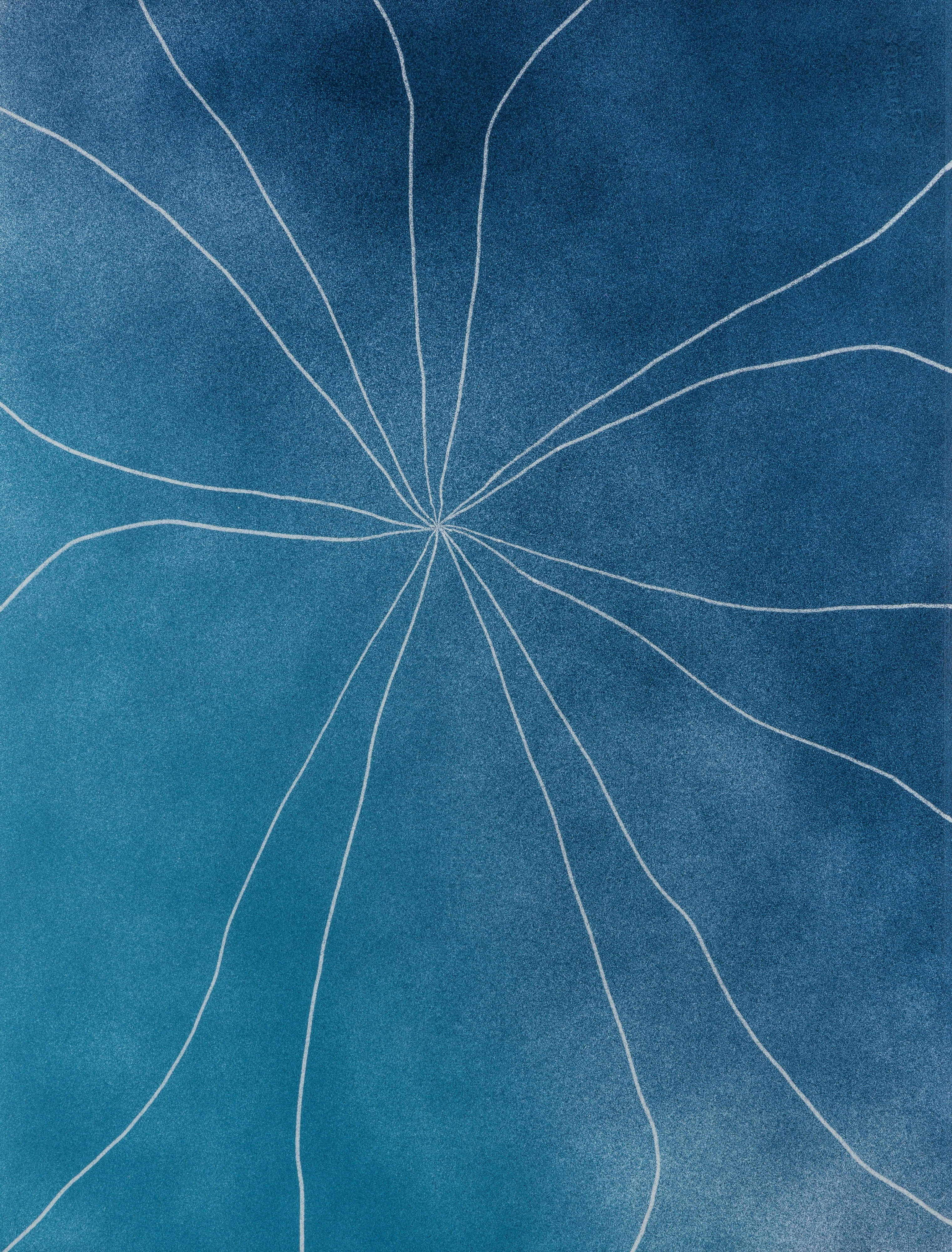 Expansion Portrait in Blues, (Floral)